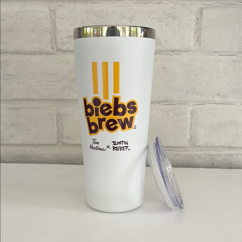 Tim Hortons Biebs brew  Travel Mug 18oz
